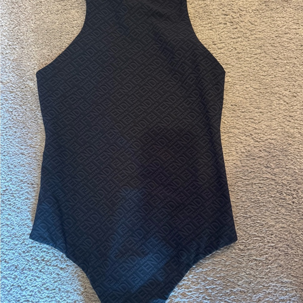 FENDI x SKIMS Black High Neck bodysuit size small